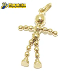 UNOAERRE ヒューマン シェイプ ペンダント トップ K18 YG 750 ウノアエレ 2.1g 人型 逸品質屋 丸高 尼崎市 18K Human-shaped Pendant Top Yellow Gold Marutaka USED jewelryのサムネイル