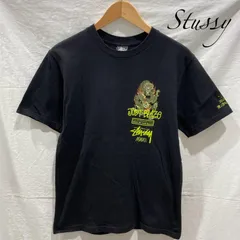 ステューシー RN94974 CA28629 2012 DRAGON MAGIC STICK × JUST BLAZE トリプルネーム コラボ コットン100％ 黒 ブラック メンズ S ISItems【USED】【古着】【中古】50154607のサムネイル