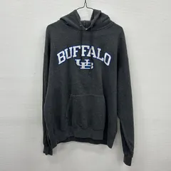 Y603 Champion パーカー スウェット L グレー 刺繍デザイン チャンピオン 古着卸 アメリカ仕入