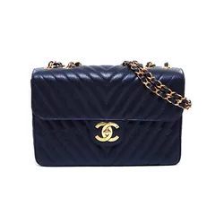 CHANEL シャネル ショルダーバッグ ココマーク ラージマトラッセ　キャビアスキン ゴールド金具 2番台 1992S 【大幅値下げ】【中古】