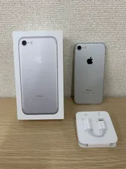 ＃【初期化通電動作確認済】Apple iPhone7 シルバー ホワイト 128GB 箱付き【スマホ、パソコン1】【5】