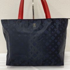 ✨格安✨ ラシット トートバッグ パレット モノグラム柄 ネイビー 紺色 