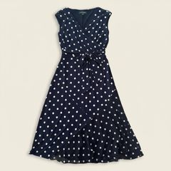 LAUREN RALPH LAUREN ブラック カシュクール ワンピース - メルカリ