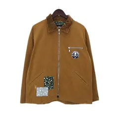 マスターマインドジャパン mastermind JAPAN × エスダブリュージェーピー SWJP 26SS 【 MJ SW Carpenter Jacket MJSW 26SS 001 】 ロゴ ワッペン カーペンター ジップアップ ジャケット 49938のサムネイル