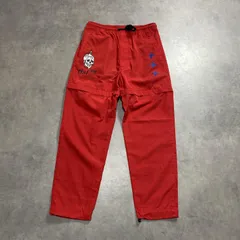 GQ5510◇DIESEL：ナイロンパンツ◇S◇レッド系 ディーゼル P-TOLLER-ZIP 2WAYのサムネイル