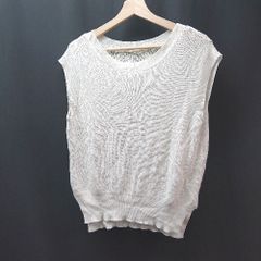 ◇ Sonny Label URBAN RESEARCH Lightweight Casual Knit Vest, Free Size, Ivory, Women's E [1308290039397]