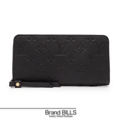 未使用品 LOUIS VUITTON ルイ ヴィトン ジッピー・ウォレット 長財布 M61864 モノグラム・アンプラント ブラック ゴールド金具 レディース
