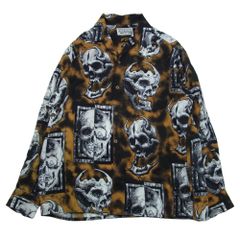 美品 ワコマリア× 56タトゥースタジオ ハワイアン シャツ スカル M