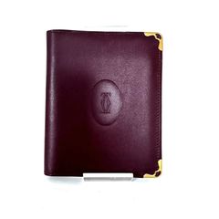 Cartier カルティエ マストライン バーガンディ パスポートケース