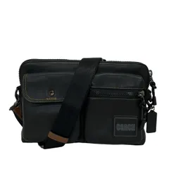 COACH(コーチ) ショルダーバッグ - 93818 黒 ストラップ着脱可 レザー