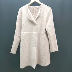 ■ mystywoman ミスティウーマン ファー素材 冬物 大人可愛い 長袖 コート サイズF ピンク レディース E  【1309040020320】のサムネイル