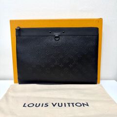極美品】ルイヴィトン スタンド・ポーチ ダミエアンフィニ LVサークル 