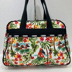 LeSportsac レスポートサック ワヒネフラ柄 ボストンバッグ ポーチ付
