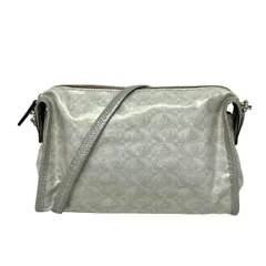 PELLE BORSA(ペレボルサ) ショルダーバッグ - アイボリー×ライトグレー ストラップ着脱可 レザーのサムネイル