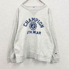 Champion 챔피언 스웨트 / 트레이너 전 V 아치 프린트 트리코 태그 복각 서리 내리기 그레이 M 사이즈 헌옷 [가격 인하 협상 OK!]