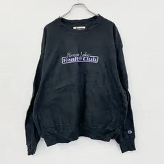 00s　Champion　チャンピオン　プレミアムリバースウィーブ　スウェット/トレーナー　ヴィンテージ　黒　ブラック　　古着【値引き交渉OK！】