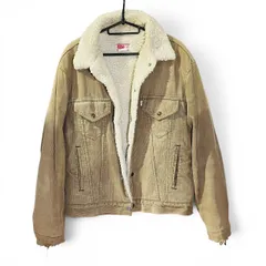 【kk/5.13】Levi's（リーバイス）ベージュ 70608 コーデュロイボアジャケット サイズ42