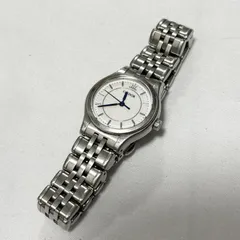 【送料無料】SEIKO/セイコー/CREDOR/クレドール/4J85-0A20/ホワイト×シルバー/クォーツ腕時計/電池切れ/動作未確認/中古品/ジャンク品扱いのサムネイル