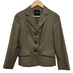 LANVIN COLLECTION(ランバンコレクション) ジャケット サイズ38 M レディース美品  - グレーベージュ 長袖/カシミヤ混/秋/冬