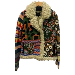 Desigual/デシグアル/ファー付き/ニットジャケット/Mサイズ/レディース/FE0031のサムネイル