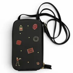 美品★Cartier カルティエ CRL3002008 レザー ディアボロ ドゥ カルティエ フォンポーチ ポシェット ブラック イタリア製 レディース 箱・保存袋付き