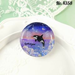 No.713 レジン ヘアゴム キーホルダー ピンバッジ うさぎ紫陽花 - メルカリ