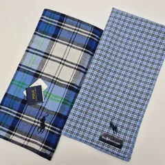 【新品】POLO RALPH LAUREN  メンズハンカチ & タオルハンカチ セット