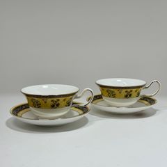 WEDGWOODウェッジウッド インディア カップ&ソーサー 2客セット 廃盤品