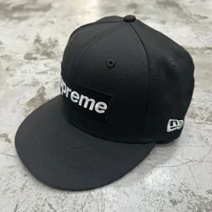Supreme  × NEW ERA World Famous Box Logo  ワールド フェイマス ボックス ロゴ キャップ 帽子 シュプリーム  × ニューエラ ブラック 7 8/3 （14784M）