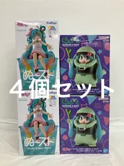 未開封 初音ミク ぬーどるストッパー ザクぐるみ フィギュア 2種 4個セット LF5595 f107