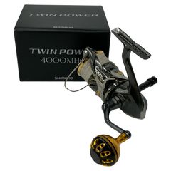 中古 シマノ ツインパワー4000XG ハンドル ゴメクサス スピニングリール 中古 シマノ ツインパワー4000XG ハンドル ゴメクサス スピニング