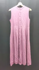 ◇ merlot カジュアル シンプル フロントボタン ロング ワンピース 表記なし ピンク レディース E  【1310130028737】のサムネイル