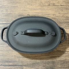 未使用】OIGEN クックトップ 角浅形 オーバル オイゲン 及源鋳造 盛栄