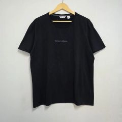 綿100%❗️美品❗️【カルバンクラインプラチナム】無地Tシャツ 黒 XL 
