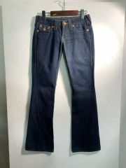 美品 トゥルーレリジョン TRUE RELIGION JOEY 濃紺フレアパンツ - メルカリ
