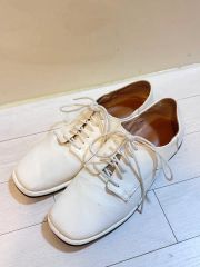 CAMINANDO 別注レースアップシューズ ホワイト 36 革靴 ローファー 