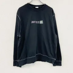 NIKE　ナイキ　JUST DO IT　スウェット/トレーナー　スウッシュ　黒　ブラック　XLサイズ　古着【値引き交渉OK！】