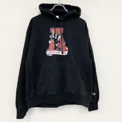 Champion　チャンピオン　リバースウィーブ　スウェットパーカー/フーディー　黒　ブラック　Lサイズ　古着【値引き交渉OK！】