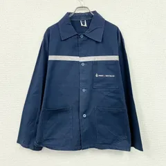 ～90s　OLIMP　ユーロワークジャケット　3つポケット　リフレクター　ユーロヴィンテージ　青　ブルー　XXLサイズ　古着【値引き交渉OK！】のサムネイル