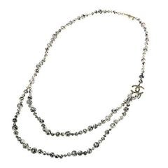 シャネル ブラックフェイクパールロングネックレス A12 - メルカリ