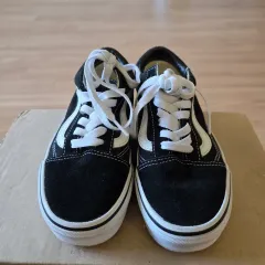 VANS オールドスクール ブラック/白 スニーカー 220