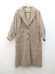 ◇ WEGO ウィゴー ボリュームスリーブ ゆったり ロング 長袖 コート サイズF ベージュ系 レディース メンズ P  【1402160019660】のサムネイル