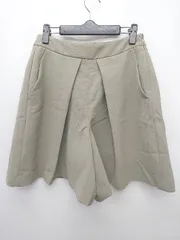 ◇ FRAMeWORK フレームワーク ゆったり フレア ショート パンツ サイズ38 カーキ系 レディース P  【1403180012556】のサムネイル
