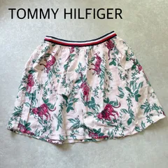 TOMMY HILFIGER/トミーヒルフィガー  キッズ スカート ピンク 総柄 虎 植物 リネン混 164 女の子 子供服のサムネイル
