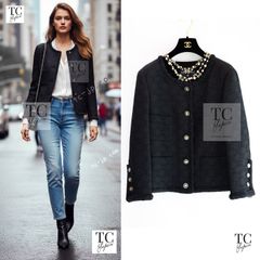 シャネル ジャケット CHANEL 93万 ローズガーデン マルチカラー