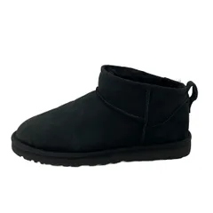UGG(アグ) ショートブーツ 27 メンズ クラシックウルトラミニ 1137391 黒 ムートン