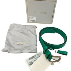 EMILIO PUCCIエミリオプッチ ベルト プッチ柄 ロゴバックル ピンク系