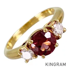 ティファニー TIFFANY&Co. K18YG ピンクトルマリン 11号(51) リング sss【中古】