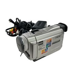SONY DCR-TRV10 miniDVビデオカメラ ダビングに - メルカリ