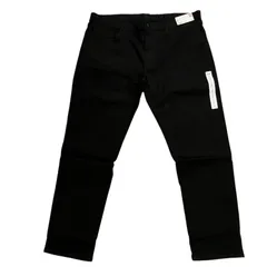 170040 現状品 UNIQLO ユニクロ ウルトラストレッチスキニーフィットカラージーンズ　スキニーフィットテーパード　３XL ブラック メンズ